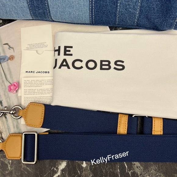 NWT MARC JACOBS THE JACQUARD MEDIUM TOTE BAG - Picture 4 of 15